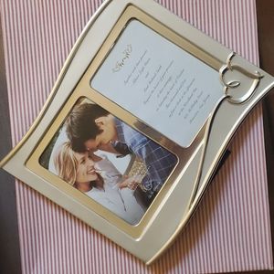 Lenox Forevermore wedding invitation photo frame silverplated